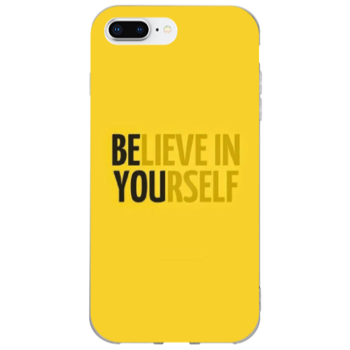 Apple iPhone 7 Plus Belive in Yourself Transparent Silicone TPU Θήκη