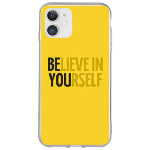 Apple iPhone 12 Mini Belive in Yourself Transparent Silicone TPU Θήκη