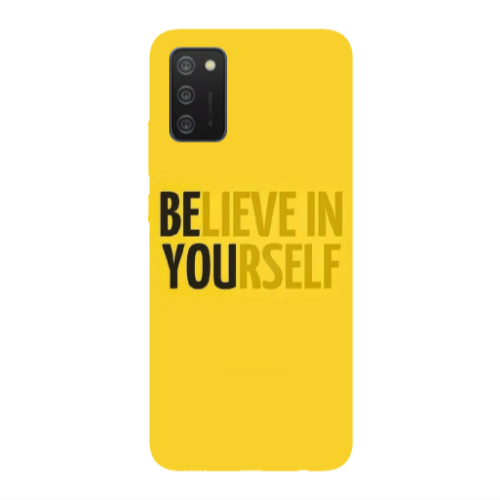 Samsung A03S Belive in Yourself Transparent Silicone TPU Θήκη