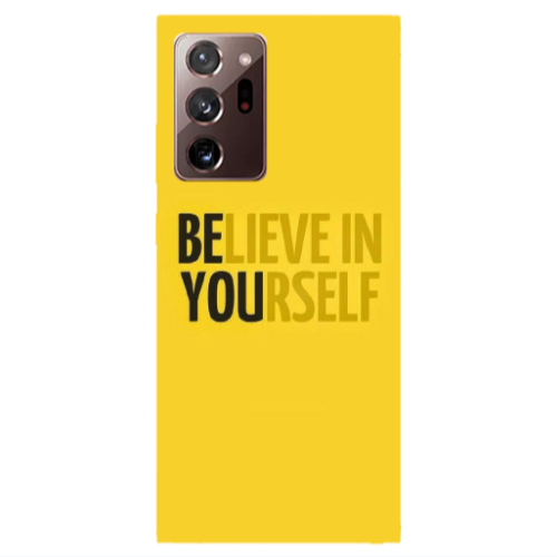 Samsung Note 20 Ultra Belive in Yourself Transparent Silicone TPU Θήκη