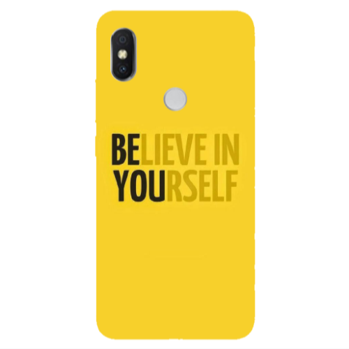 Xiaomi Redmi S2 Belive in Yourself Transparent Silicone TPU Θήκη