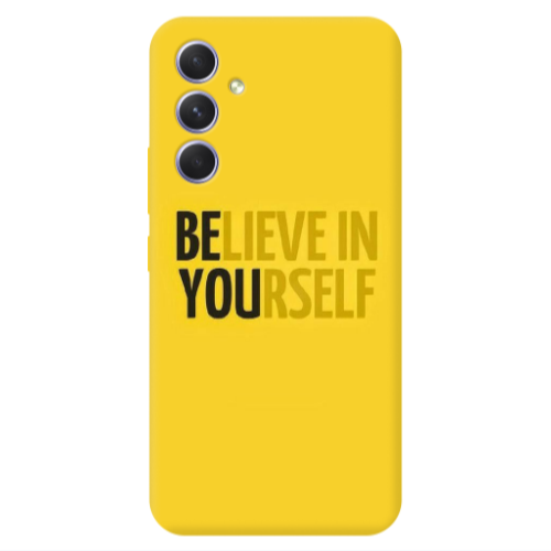 Samsung A54 Belive in Yourself Transparent Silicone TPU Θήκη