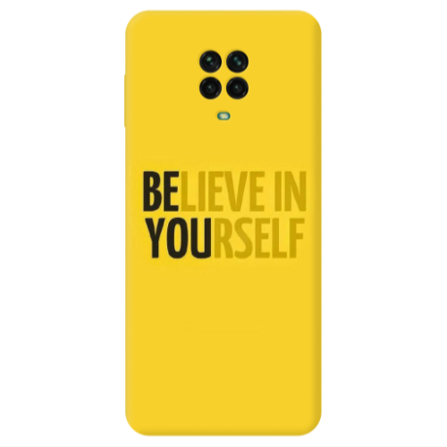 Xiaomi Redmi Note 9S Belive in Yourself Transparent Silicone TPU Θήκη