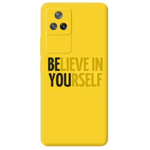 Xiaomi Poco F4 Belive in Yourself Transparent Silicone TPU Θήκη