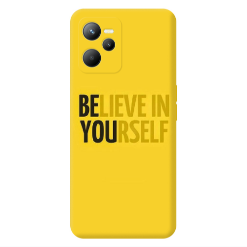 Realme C35 Belive in Yourself Transparent Silicone TPU Θήκη
