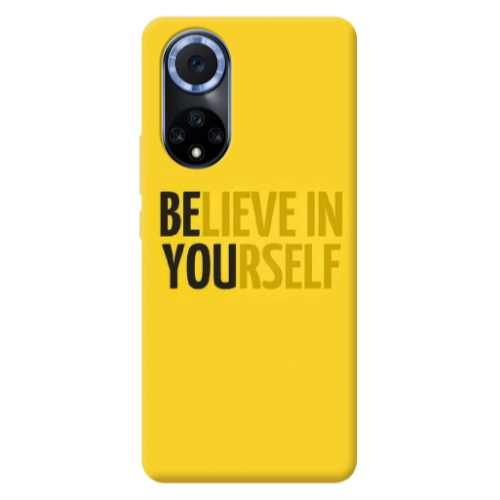 Huawei Nova 9 Belive in Yourself Transparent Silicone TPU Θήκη