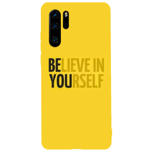 Huawei P30 Pro Belive in Yourself Transparent Silicone TPU Θήκη