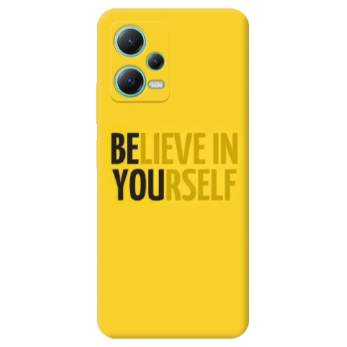 Xiaomi Redmi Note 12 Pro Plus 5G Belive in Yourself Transparent Silicone TPU Θήκη