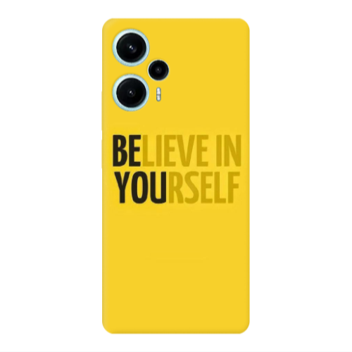 Xiaomi Poco F5 Belive in Yourself Transparent Silicone TPU Θήκη