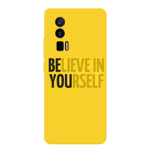 Xiaomi Poco F5 Pro Belive in Yourself Transparent Silicone TPU Θήκη