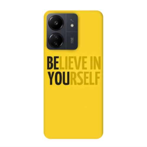 Xiaomi Redmi 13C Belive in Yourself Transparent Silicone TPU Θήκη