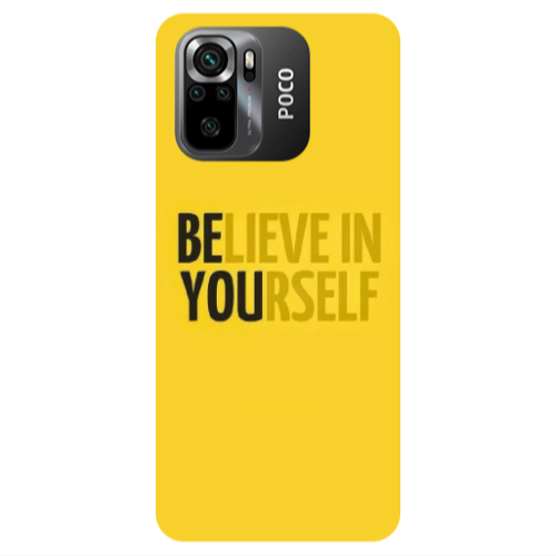 Xiaomi Poco M5 s Belive in Yourself Transparent Silicone TPU Θήκη
