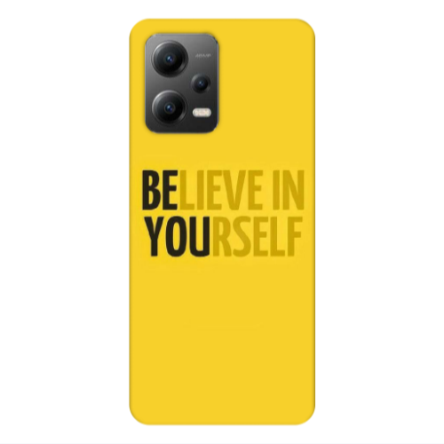 Xiaomi Poco X5 Belive in Yourself Transparent Silicone TPU Θήκη