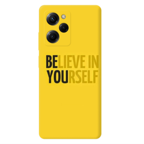 Xiaomi Poco X5 Pro Belive in Yourself Transparent Silicone TPU Θήκη
