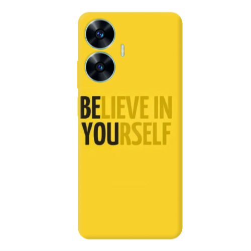 Realme C55 Belive in Yourself Transparent Silicone TPU Θήκη