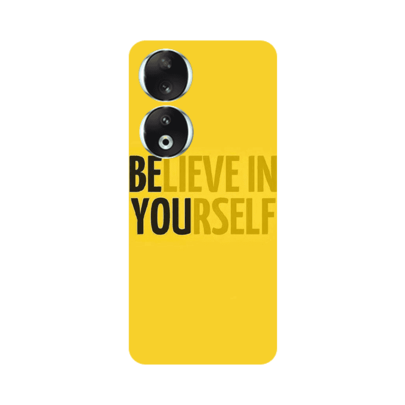Honor 90 5G Belive in Yourself Transparent Silicone TPU Θήκη