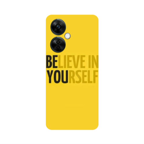 Oneplus Nord CE 3 Lite 5G Belive in Yourself Transparent Silicone TPU Θήκη