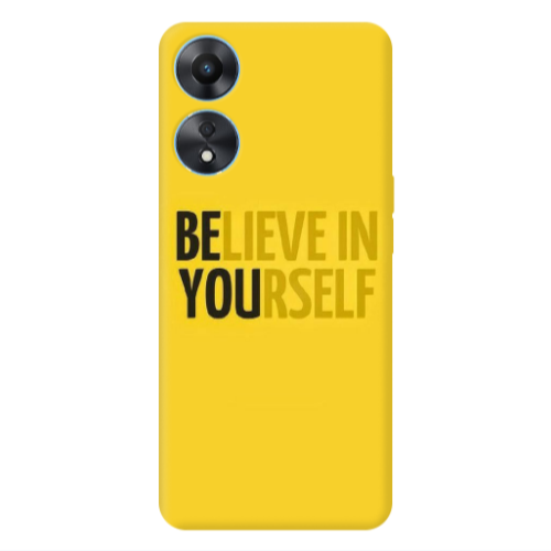 Oppo A 98 Belive in Yourself Transparent Silicone TPU Θήκη