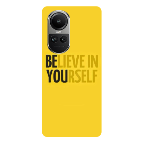 Oppo Reno10 5G Belive in Yourself Transparent Silicone TPU Θήκη