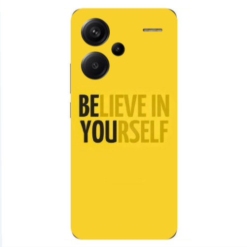 Xiaomi Redmi Note 13 Pro+ 5G  Belive in Yourself Transparent Silicone TPU Θήκη