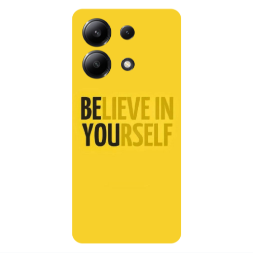 Xiaomi Redmi Note 13 4G Belive in Yourself Transparent Silicone TPU Θήκη