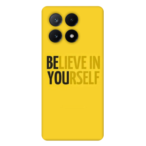 Xiaomi Poco X6Pro 5G Belive in Yourself Transparent Silicone TPU Θήκη