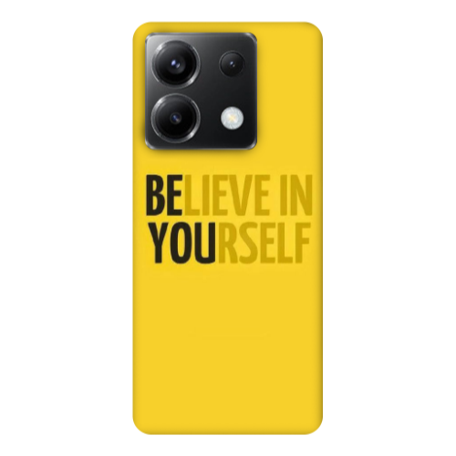 Xiaomi Poco X6 5G Belive in Yourself Transparent Silicone TPU Θήκη