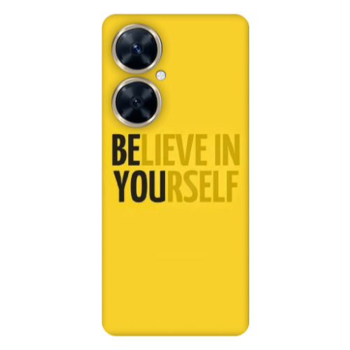 Huawei Nova 11i Belive in Yourself Transparent Silicone TPU Θήκη