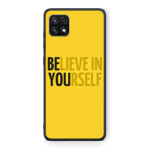 Samsung A22 5G Belive in Yourself Black Glossy Θήκη