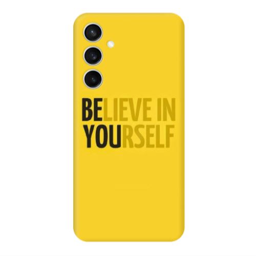 Samsung S24 Plus Belive in Yourself Transparent Silicone TPU Θήκη
