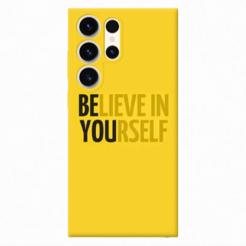 Samsung S24 Ultra Belive in Yourself Transparent Silicone TPU Θήκη