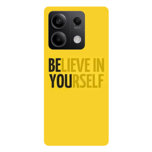 Xiaomi Redmi Note 13Pro 5G Belive in Yourself Transparent Silicone TPU Θήκη