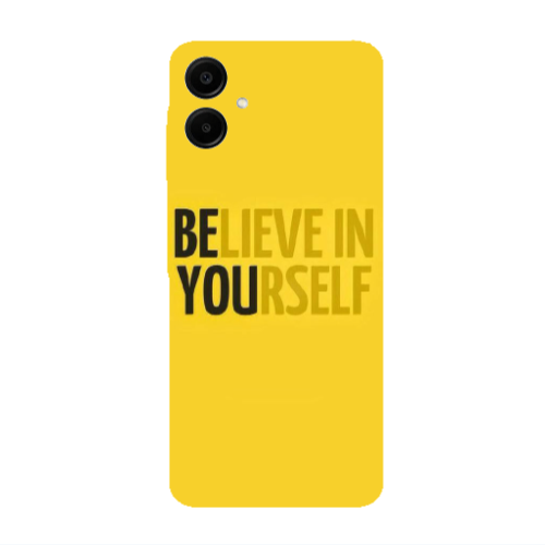 Samsung A06 Belive in Yourself Transparent Silicone TPU Θήκη
