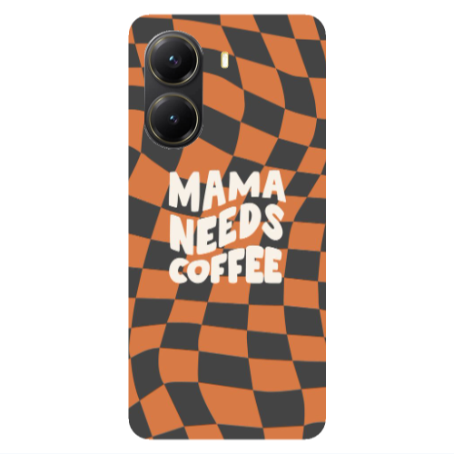 Xiaomi Poco X7 Pro Mama needs coffee Transparent Silicone TPU Θήκη