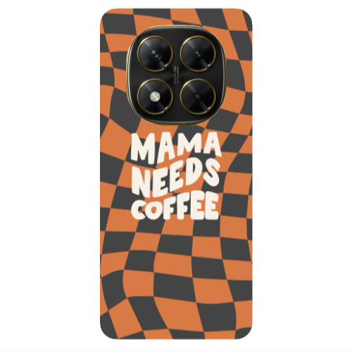 Xiaomi Poco X7 Mama needs coffee Transparent Silicone TPU Θήκη