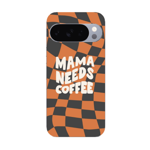 Google Pixel 10 Pro Mama needs coffee Transparent Silicone TPU Θήκη