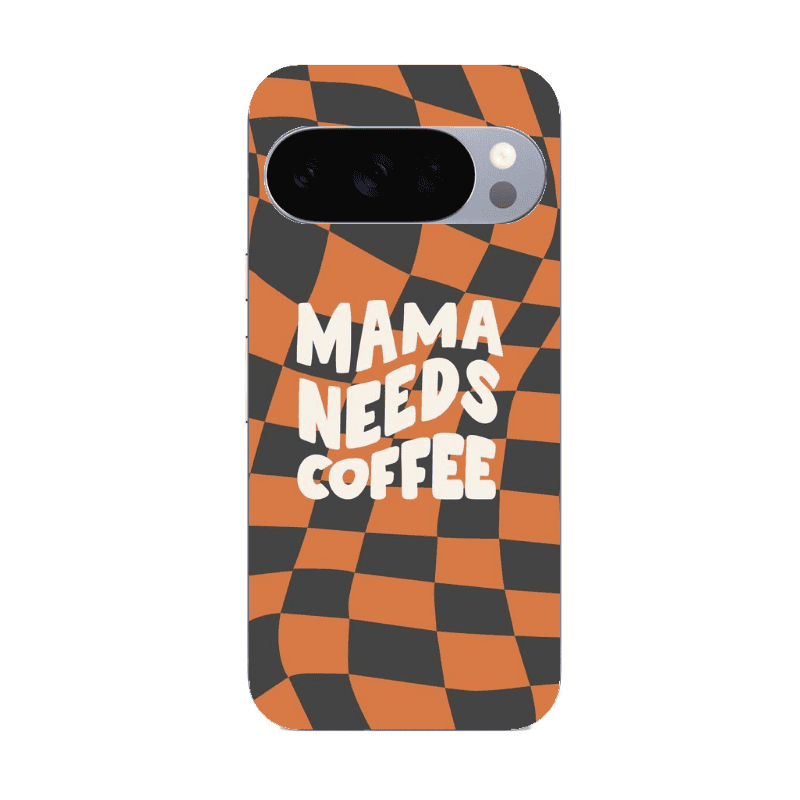 Google Pixel 10 Pro Mama needs coffee Transparent Silicone TPU Θήκη