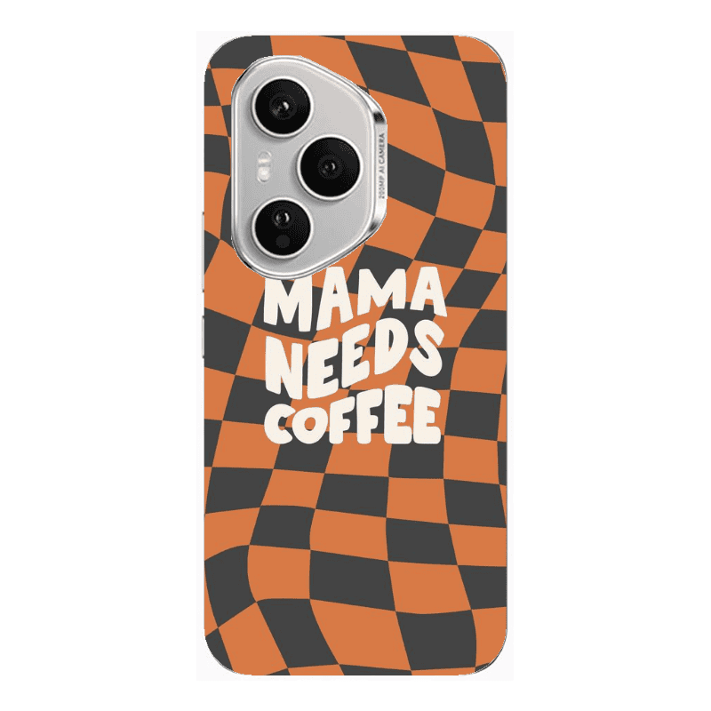 Honor Magic 400 Pro Mama needs coffee Transparent Silicone TPU Θήκη