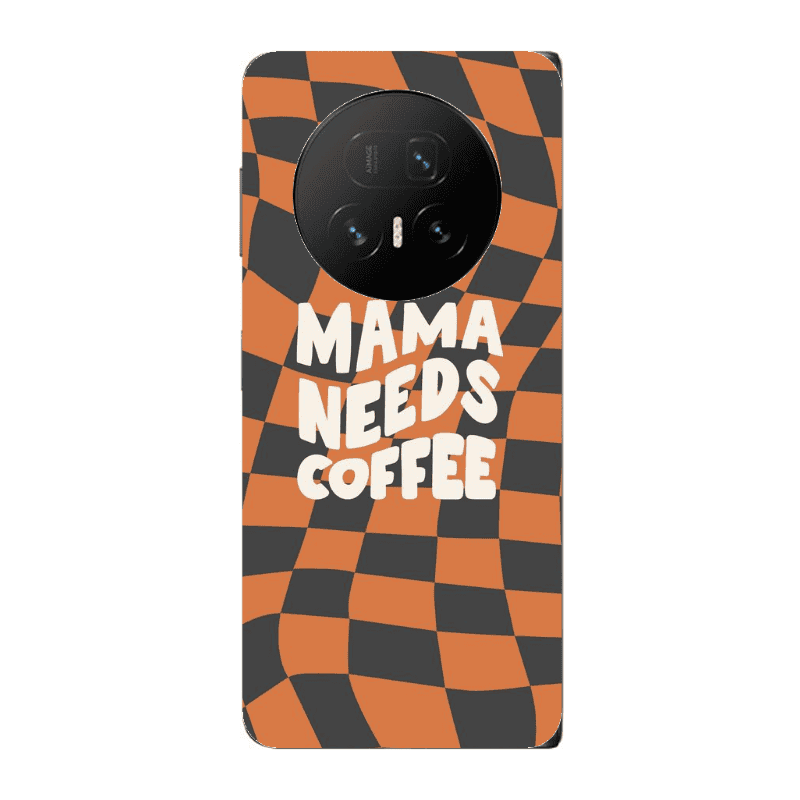 Honor Magic V5 Mama needs coffee Transparent Silicone TPU Θήκη