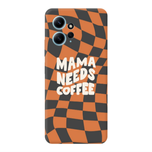 Xiaomi Redmi Note 12 4G Mama needs coffee Transparent Silicone TPU Θήκη
