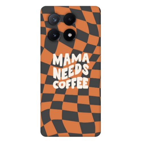 Xiaomi Poco X6Pro 5G Mama needs coffee Transparent Silicone TPU Θήκη