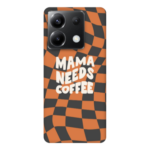 Xiaomi Poco X6 5G Mama needs coffee Transparent Silicone TPU Θήκη