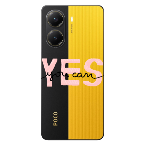 Xiaomi Poco X7 Pro Yes you cam Transparent Silicone TPU Θήκη