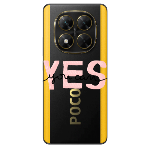 Xiaomi Poco X7 Yes you cam Transparent Silicone TPU Θήκη