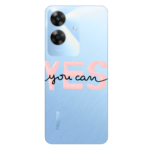 Realme Note 60 Yes you cam Transparent Silicone TPU Θήκη