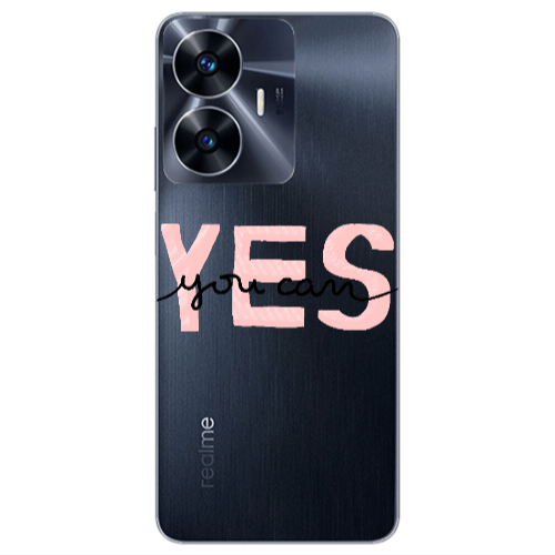 Realme Note 50 Yes you cam Transparent Silicone TPU Θήκη