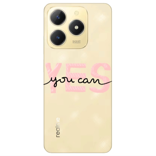 Realme C61 Yes you cam Transparent Silicone TPU Θήκη
