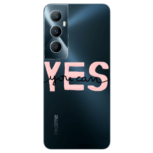 Realme C65 Yes you cam Transparent Silicone TPU Θήκη