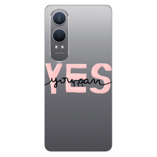 Oneplus Nord Ce 4 lite Yes you cam Transparent Silicone TPU Θήκη