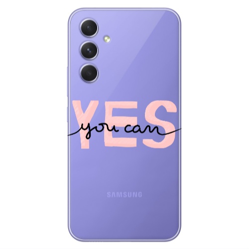 Samsung A56 Yes you cam Transparent Silicone TPU Θήκη